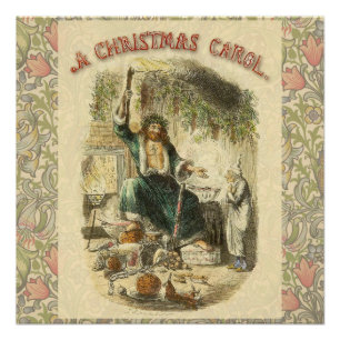 Poster Fantôme de Noël Présent Scrooge