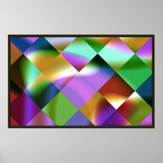 Poster Fantômes de damier.