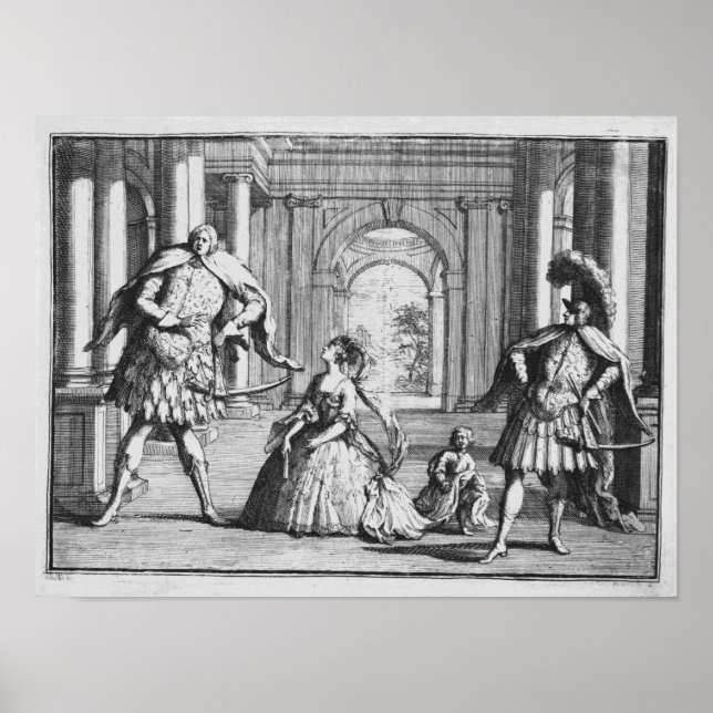 Poster Farinelli, Cuzzoni et Senesino à Handel's (Devant)