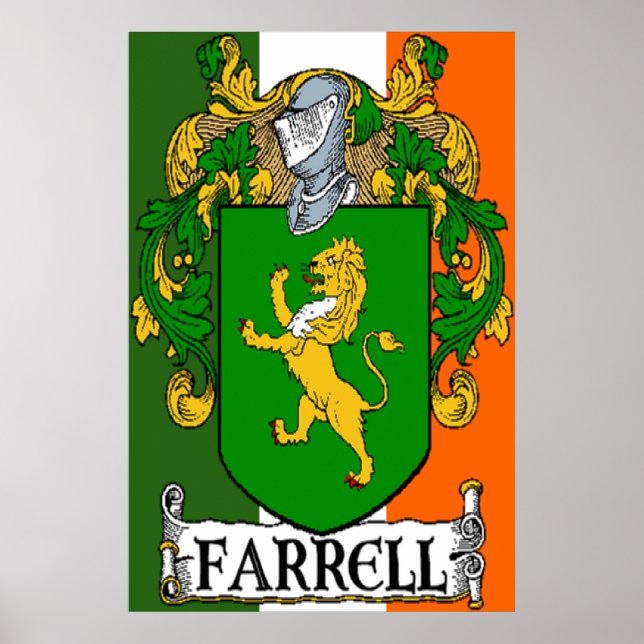 Poster Farrell Armoiries Imprimer (Devant)