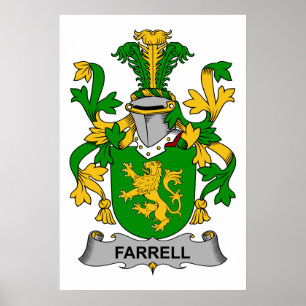 Poster Farrell Family Crest