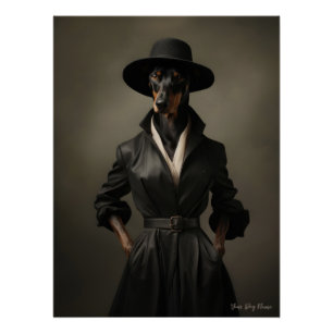 Poster Fashion Show, Doberman Dog 01 - Jonathan Bonheur