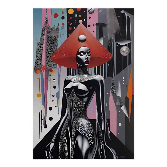 Poster Fashionista - Ken Gage Surreal Art (Devant)