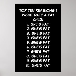 Poster Fat Chicks