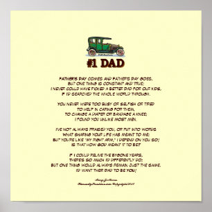 Poster Father's Day Poem from Wife