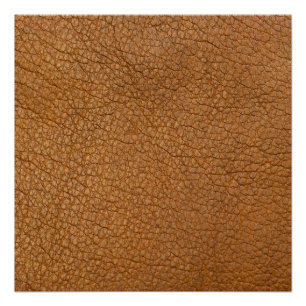 Poster faux look en cuir