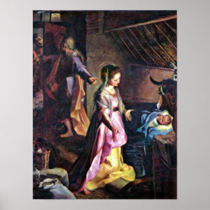 Poster Federico Barocci - naissance du Christ