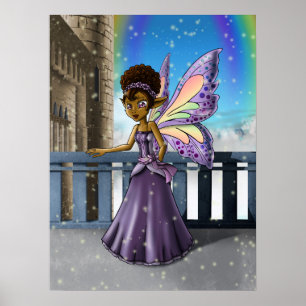 Poster Fée Afro-Américaine