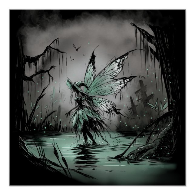 Poster Fée de marais (Devant)