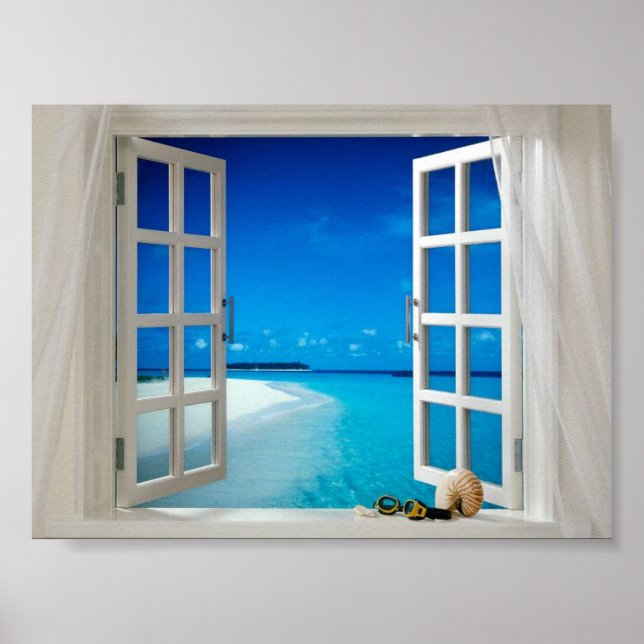 Poster Feel like you're at the ocean (Devant)