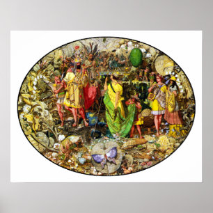 Poster Féeries de Richard Dadd : Oberon et Titania