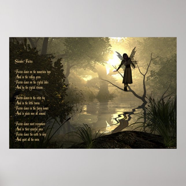 Poster Fées de bois (Devant)