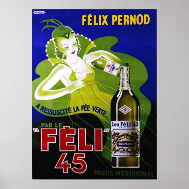 Poster FELI 45 ABSINTHE (Devant)