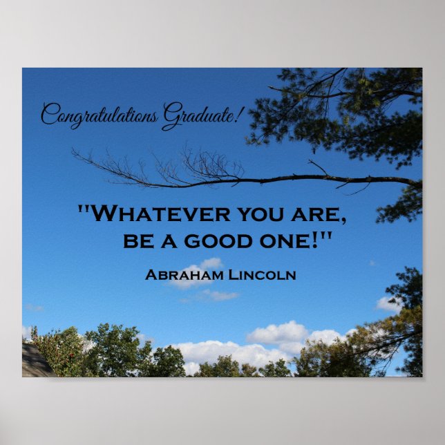 Poster Félicitations au diplômé ! (Devant)