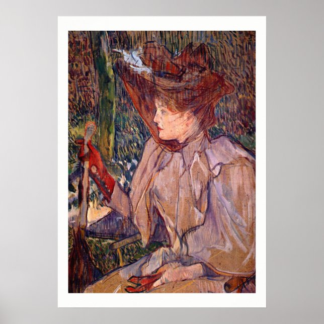 Poster Femme aux Gants #2 (Devant)