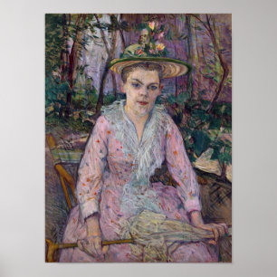 Poster Femme avec parapluie, 1889
