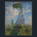 Poster Femme avec parasol - Madame Monet et son fils<br><div class="desc">Femme avec parasol - Madame Monet et son fils - Claude Monet</div>