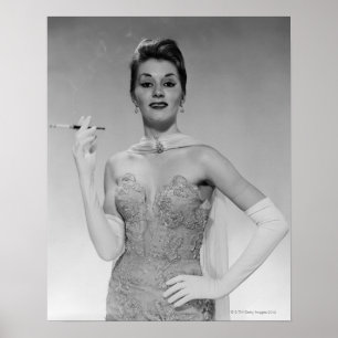 Poster Femme dans la robe