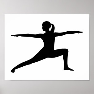 Poster Femme de yoga
