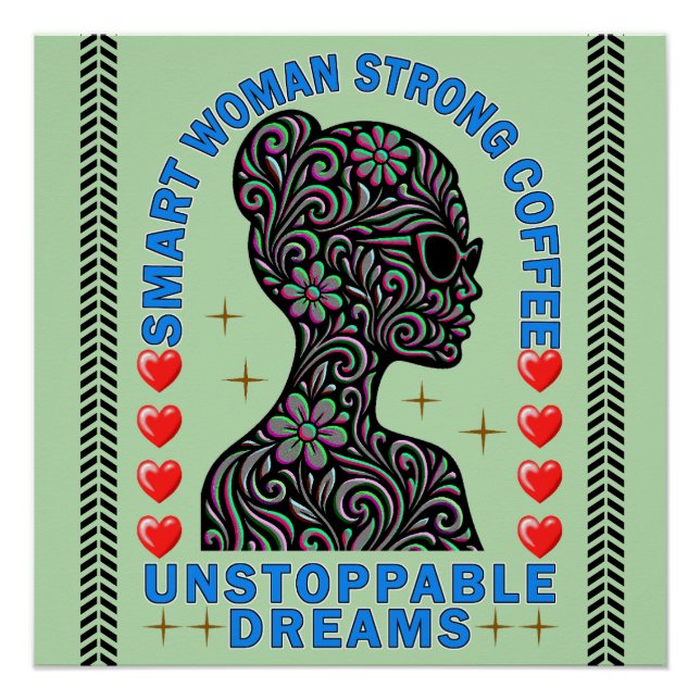 Poster femme forte (Devant)