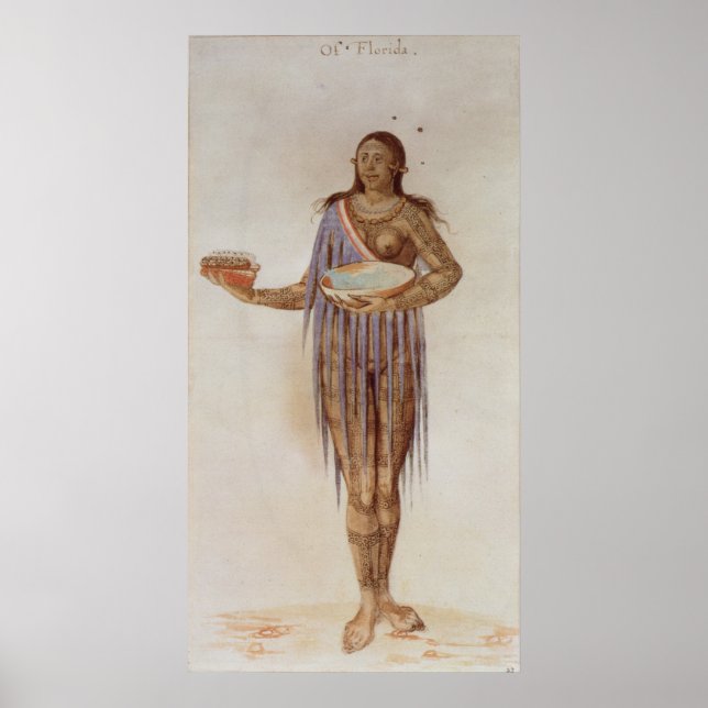 Poster Femme indienne de Floride (Devant)