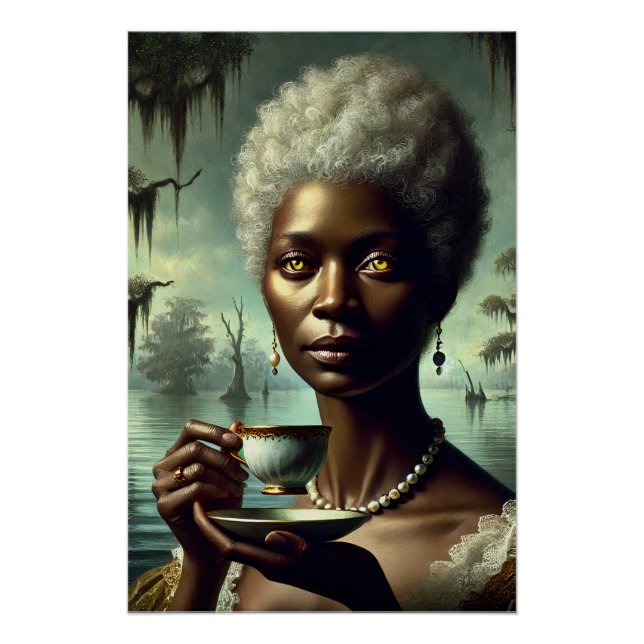 Poster Femme NOLA : Thé Bayou (Devant)