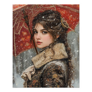 Poster Femme victorienne