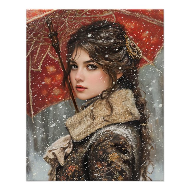 Poster Femme victorienne (Devant)