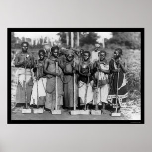 Poster Femmes condamnées Tanganyika 1895