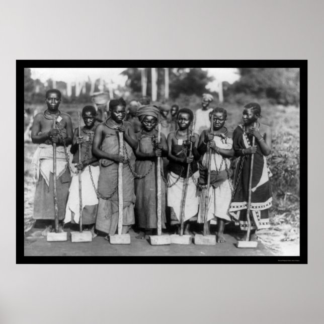Poster Femmes condamnées Tanganyika 1895 (Devant)