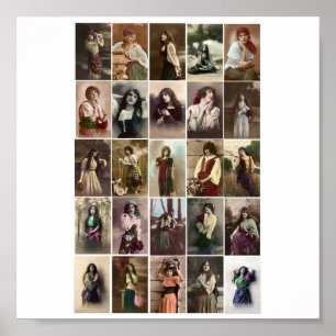 Poster Femmes d'Affiche-Cru-Gitan