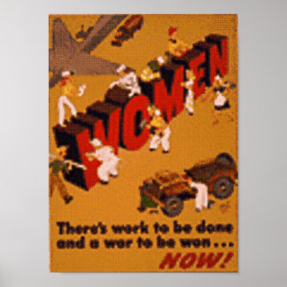 Poster femmes de guerre