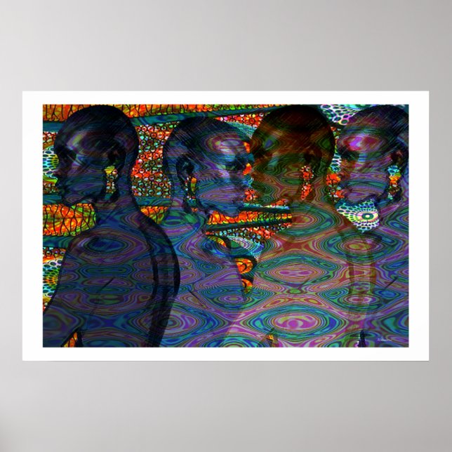 Poster Femmes tribales d'Afrique (Devant)