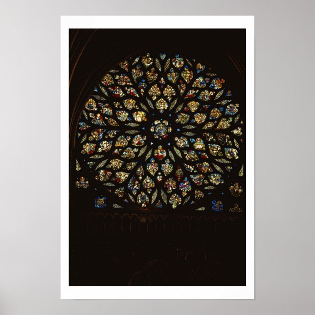 Poster fenêtre rose au-dessus de la porte ouest, avec des (Devant)