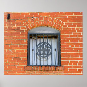 Poster Fenêtre Texas Star