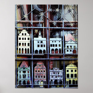 Poster Fenêtres et portes