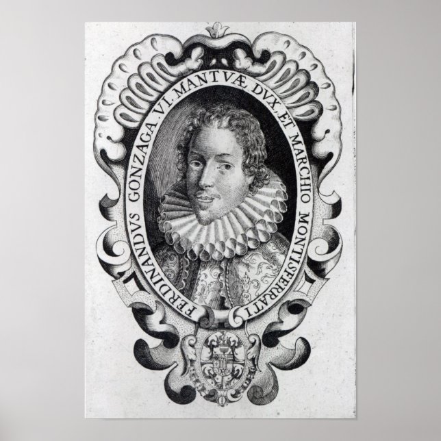 Poster Ferdinando Gonzaga, duc de Mantoue (Devant)