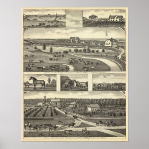 Poster Fermes à Vent, Nebraska