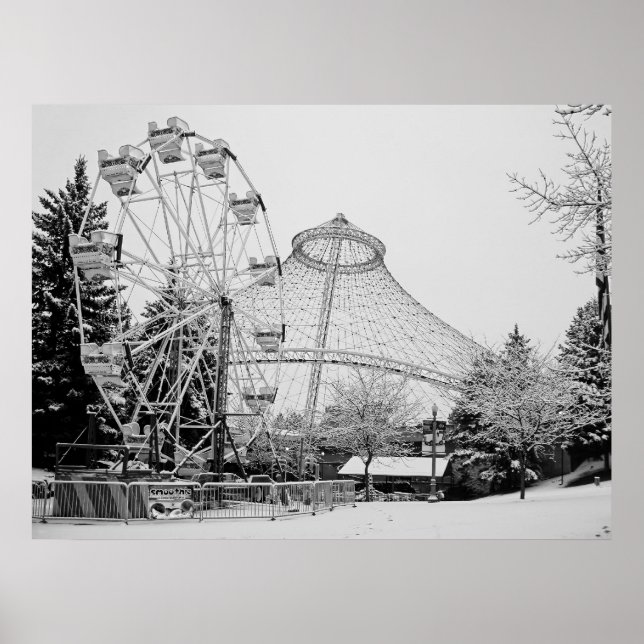 Poster FERRIS WHEEL et R F P PAVILION - SPOKANE (Devant)