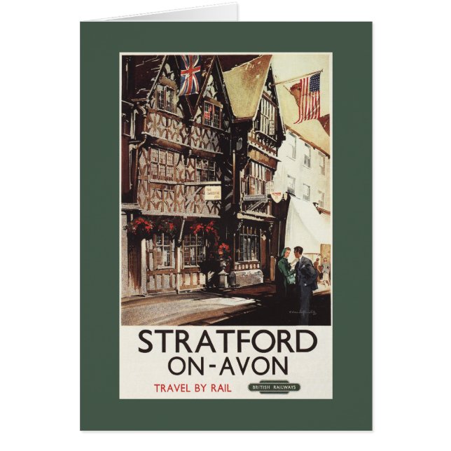 Poster ferroviaire Garrick Inn and Harvard House (Devant)