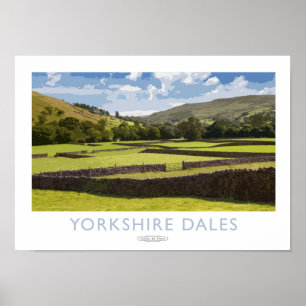 Poster ferroviaire Yorkshire Dales