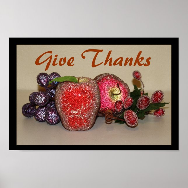 Poster Festif Fruits (Devant)