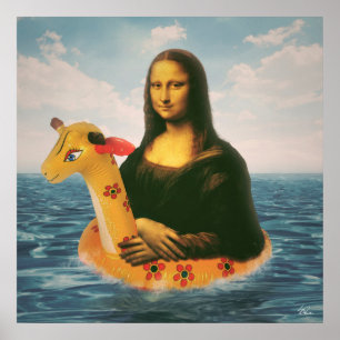 Poster Fête de Mona Lisa
