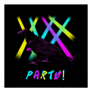 Poster Fête Rave-n -