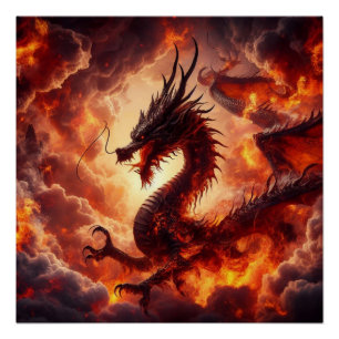 Poster Feu de dragon