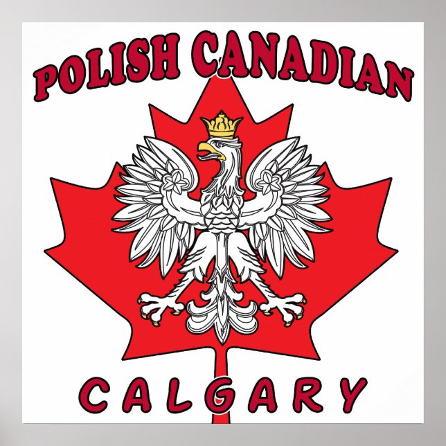 Poster Feuille canadienne polonaise Calgary (Devant)