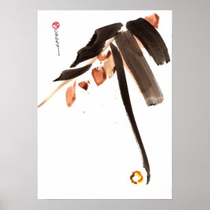 Poster Feuille de copie d'art de la vie