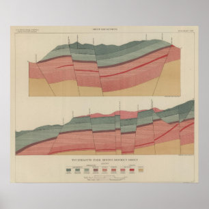 Poster Feuille de secteur d'extraction de parc de