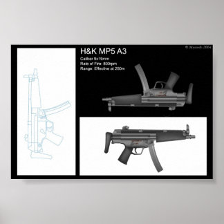 Poster Feuille d'état MP5