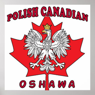 Poster Feuille polonaise canadienne d'Oshawa